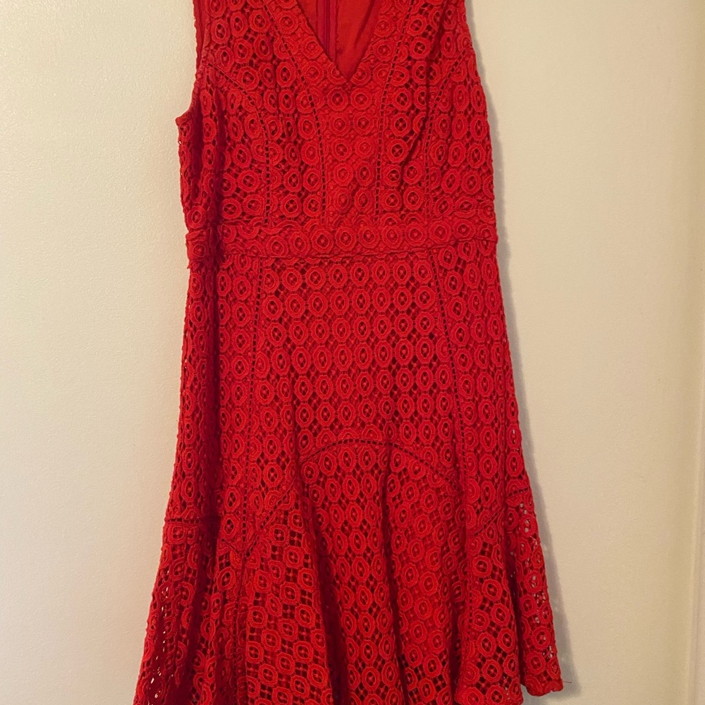 Anthropologie San & Soni eyelet/crochet dress - Picture 3 of 4